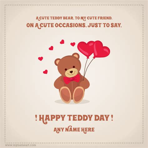 Teddy Bear Pictures With Love Quotes