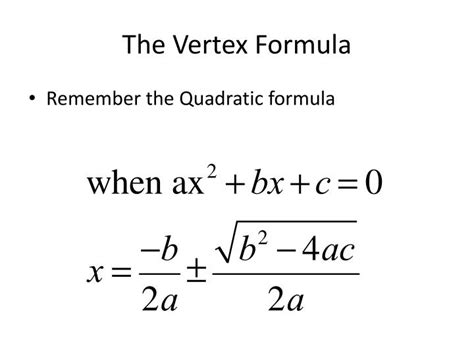 PPT - Vertex Form PowerPoint Presentation - ID:2384030