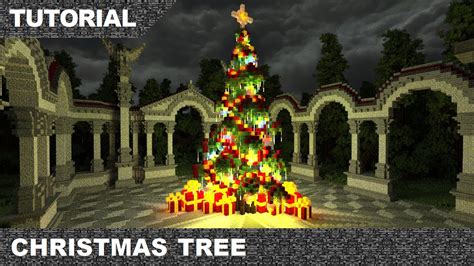 Minecraft Christmas Tree Tutorial & Download - YouTube