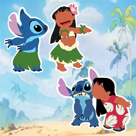 Lilo and Stitch Vinyl Stickers | Etsy