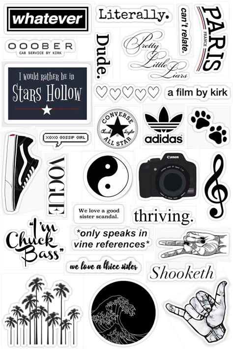 SCHWARZE AUFKLEBER - Sticker | Cute laptop stickers, Phone cover stickers, Black and white stickers