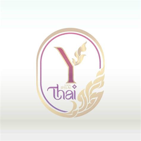 logotype design Thai art style 24684878 Vector Art at Vecteezy