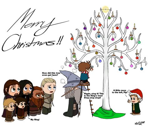 LOTR: Merry Christmas by Kumama on DeviantArt