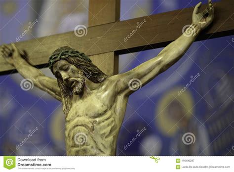 Praying for Jesus Christ in the Cross Stock Image - Image of suffering, cross: 116406287