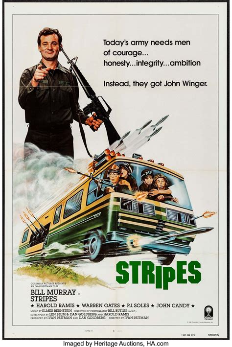 STRIPES (1981) | Movie posters vintage, Classic movie posters, Movie ...