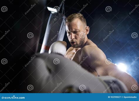 Punching Bag Exercises Royalty-Free Stock Photography | CartoonDealer.com #18182585