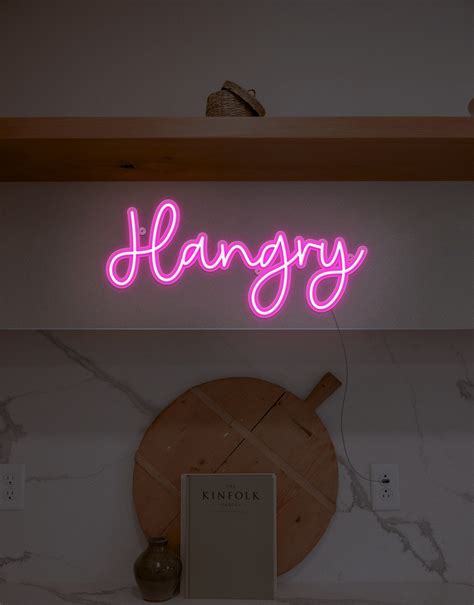 Hangry Neon Sign | Echo Neon #1 LED Neon Sign Brand