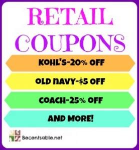 Retail Coupons: Carter's, Hobby Lobby And More - Becentsable