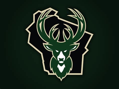 MILWAUKEE BUCKS - NEW LOGO CONCEPT by Matthew Harvey on Dribbble