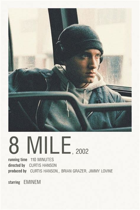 8 MILE | Manifesti di film, Copertine degli album, Poster di film