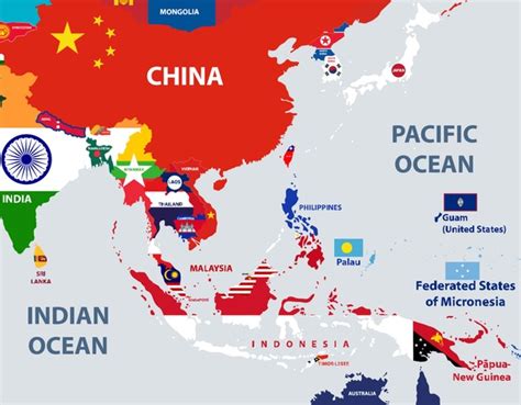 2,621 Asia Pacific Map Flags Images, Stock Photos, 3D objects, & Vectors | Shutterstock