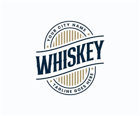 Whiskey Logo Design Template. Wine Logo. Bar Logo Design Template 11675706 Vector Art at Vecteezy