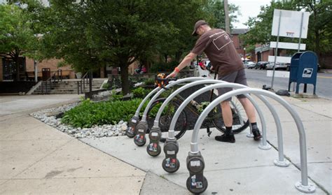 Artistic Bike Racks Installed on South Side | News Article | Lehigh University