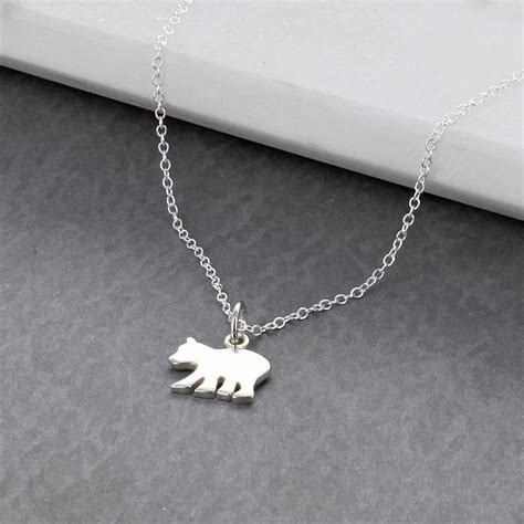 Baby Bear Necklace By Francesca Rossi Designs