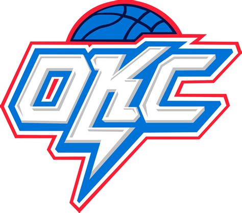 NBA Logo Oklahoma City Thunder, Oklahoma City Thunder SVG, Vector ...