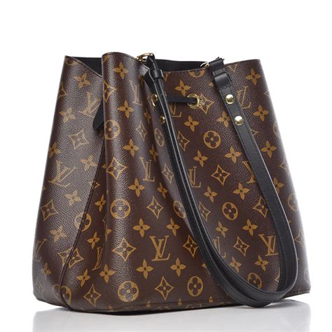 LOUIS VUITTON Monogram Neonoe Black 388230