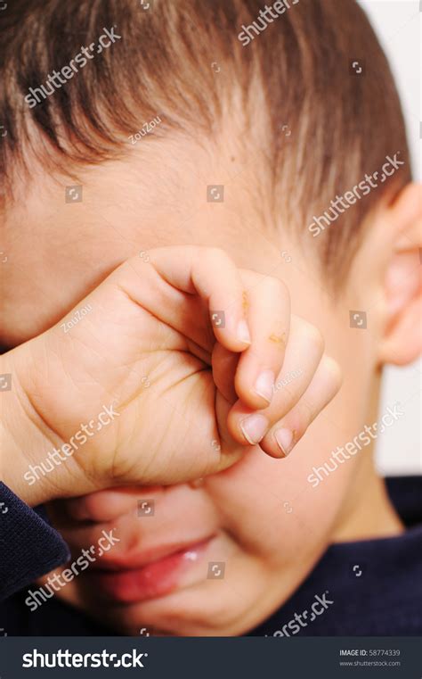 Sad Boy Crying Stock Photo 58774339 - Shutterstock