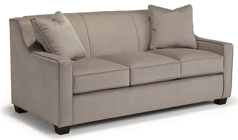 Best Home Furnishings Marinette Full-Size Sleeper Sofa with Toss Pillows and Memory Foam ...