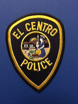 El Centro California Police Shoulder Patch | Police, Police patches ...