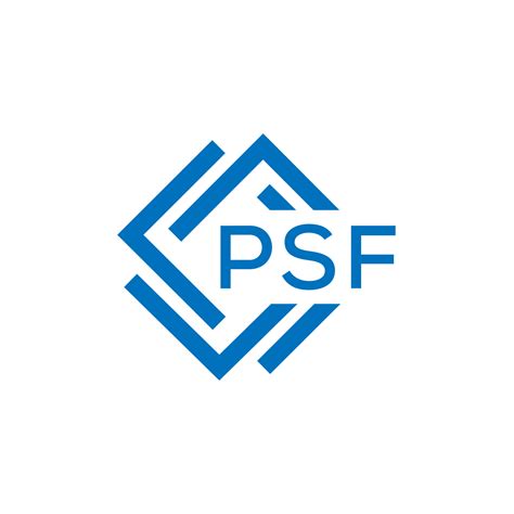 PSF letter logo design on white background. PSF creative circle letter logo concept. PSF letter ...