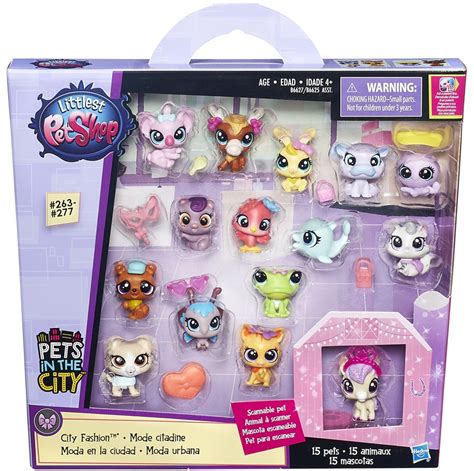 Littlest Pet Shop Pets in the City City Fashion Figure Set Hasbro Toys - ToyWiz