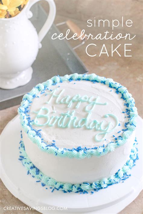 Easy Birthday Cake Ideas | DIY Simple Celebration Cake