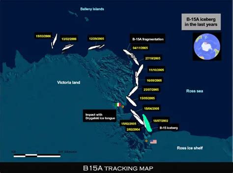 B15 Antarctic Iceberg | Global Greenhouse Warming