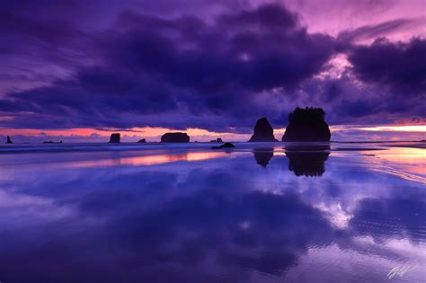 B258 Sunset Second Beach, Olympic National Park, Washington | Randall J ...