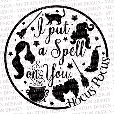 Free Hocus Pocus Svg Files For Cricut And Silhouette Cameo Design Talk ...