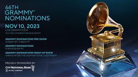 The 2024 GRAMMY Nominations Will Be Announced Friday, Nov. 10, 2023: Save The Date | GRAMMY.com