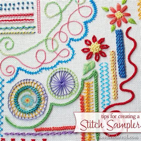 What are the Different Types of Embroidery Stitches? | Family Frugal Fun