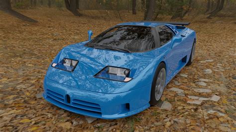 ArtStation - Bugatti EB110 SS with Engine Sounds | Game Assets