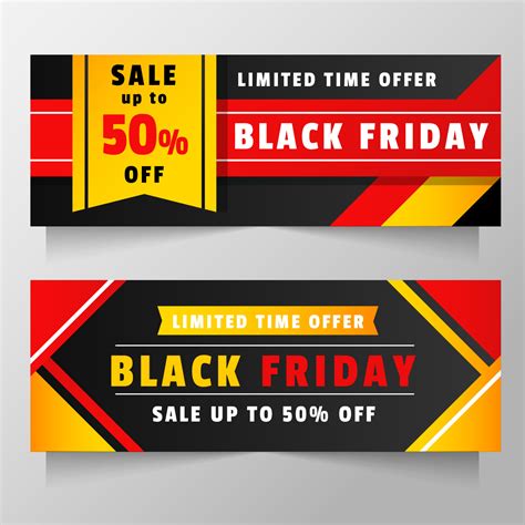 Black Friday Banner Vector 259528 Vector Art at Vecteezy