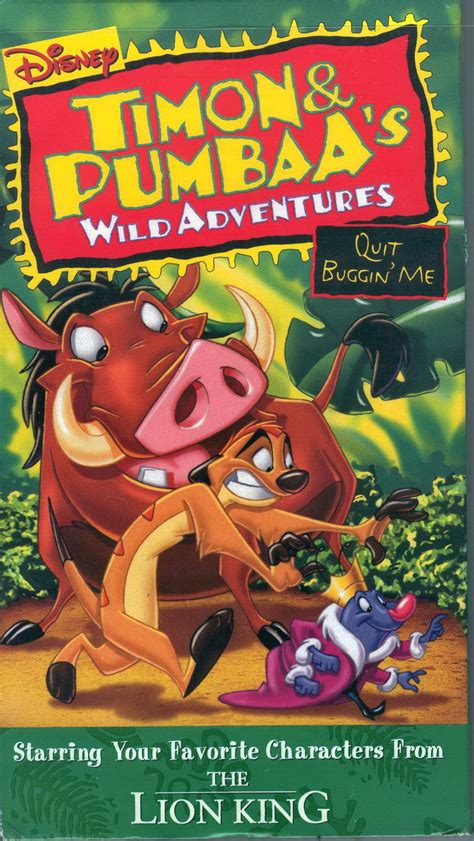 Timon and Pumbaa's Wild Adventures VHS by LionKingForLife on DeviantArt