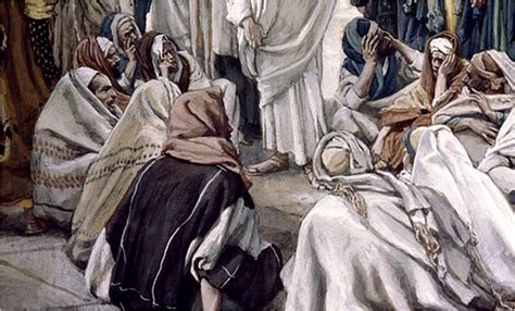 THE COMMANDMENT OF THE CROSS: ‘The Pharisees Question Jesus’ by James Tissot