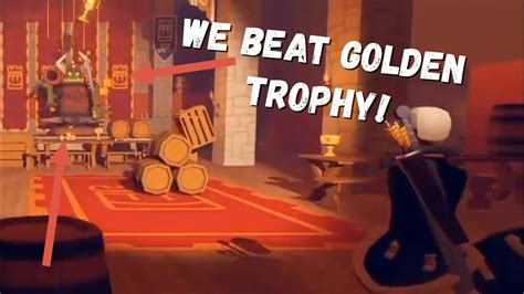 WE BEAT GOLDEN TROPHY - Rec Room - YouTube