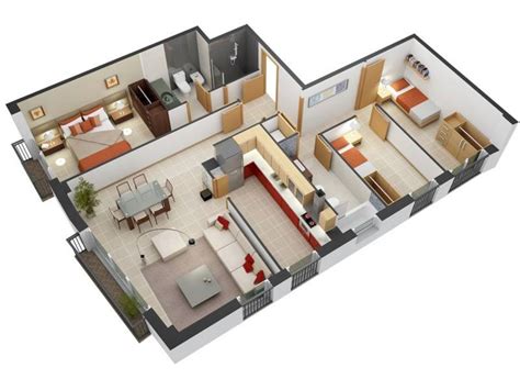 30 Modern 3D Floor Plans Help You To Make Your Dream Home | Engineering Discoveries