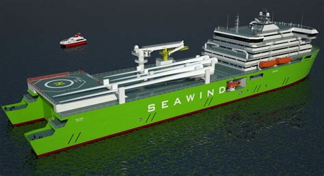 Offshore Wind-Farm Maintenance Vessel (WMV) concept cuts costs and carbon