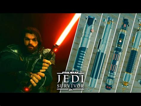 All lightsaber customization parts in Star Wars Jedi Survivor and how ...