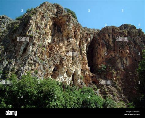 The caves of mount Carmel Israel Stock Photo: 6470933 - Alamy