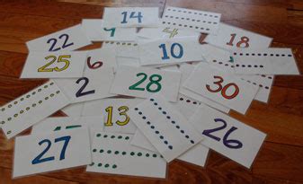 Homemade Number Cards - ResearchParent.com