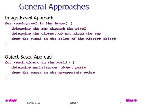 Visibility BackFace Culling Painters Algorithm Lecture 13 6