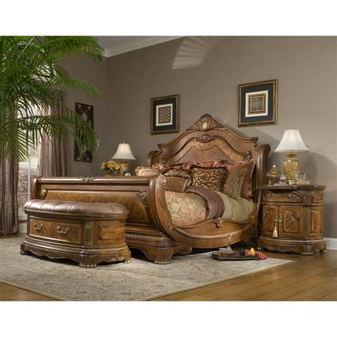 elegant sleigh bedroom sets Upholstered gray sleigh queen bedroom set | Amazing Design Ideas