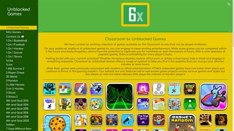 List of Google Classroom Unblocked Games