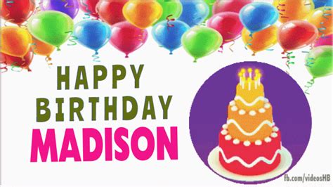 Happy Birthday MADISON images | Birthday Greeting | birthday.kim