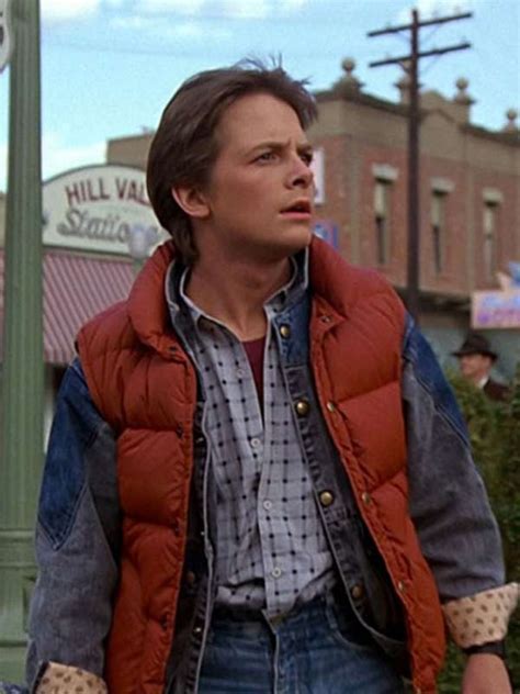 Michael J. Fox Back to the Future Puffer Vest - New American Jackets