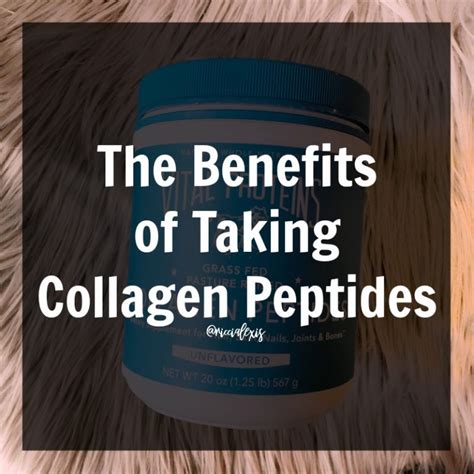 The Benefits of Taking Collagen Peptides