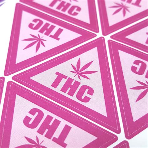 Edibles Warning Stickers Style 8 THC Triangle Realistic Leaf - Etsy