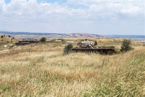 Destroyed Israeli Tank Near the Bunker is after the Doomsday Yom Kippur ...