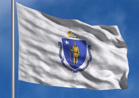 Massachusetts State Flags - Nylon & Polyester - 2' x 3' to 5' x 8'